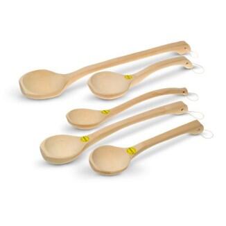 Original finnische Kellen von Finnsa, Holz hell