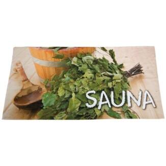 Sauna-Sitztuch mit vollflächigem Druck