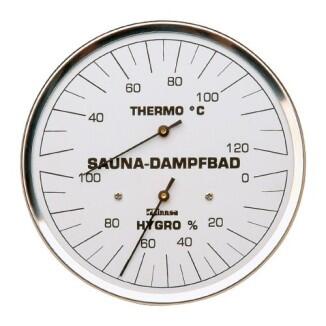 Dampfbad-Klimamesser ohne Anschraubflansch