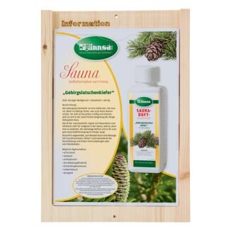 Informationstafel Saunadüfte