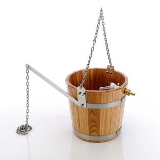 Schwalldusche mit Kette