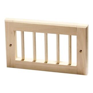 Lüftungsgitter Erle für die Sauna