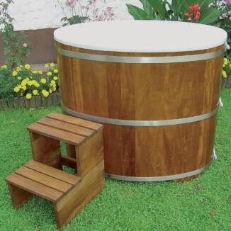 Sauna-Tauchbecken Kambala mit Kunststoffeinsatz