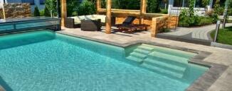 Styropool-Rechteckbeckenset mit Treppe Kanto 250