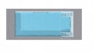 Einstückbecken Twin 845