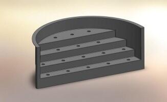 Einbautreppe Roman Classic zum Überschweißen