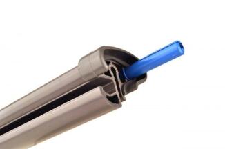 Ersatz-Handlauf-Paket für Achtformbecken, Kombihandlauf Farbe grau