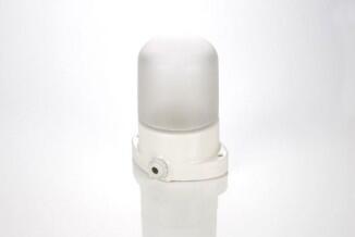 Saunalampe mit mattierter Glaskuppel