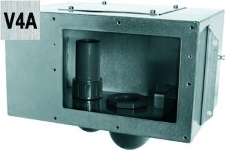 Skimmer A 201 aus V4A, Betoneinbauteil