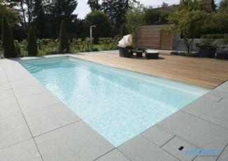 Polyfaser Einstückbecken Capri 90, 3,77x9,00x1,53 m