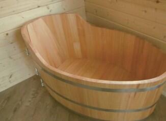 Holzbadewanne Alfa Lärche von Achleitner