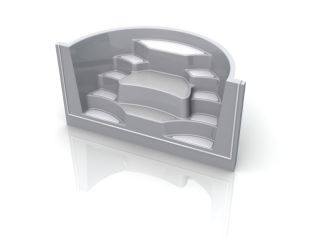 Römische Treppe Milano 300, 5-stufig