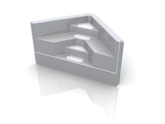 Eck-Treppe Ravenna, 4-stufig