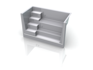 Polyestertreppe Kanto 250