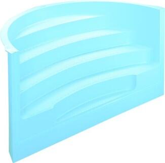 Einbautreppe Roman Classic aus Acryl, 5-stufig