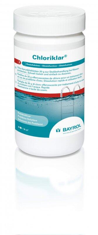 Chloriklar von Bayrol, 1,0 kg zur Stoßchlorung im Schwimmbecken
