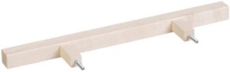 T&uuml;rgriff aus hellem unbeschichtetem Holz