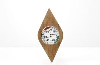 Klimamesser aus Thermoholz