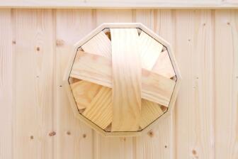 Die Saunalampe der Elementsauna Maata von Arend