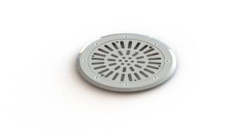 Astral Bodenablauf Ø 210mm, Gitter Edelstahl
