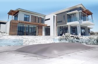 Aufblasbare Poolabdeckung für Rechteckbecken von Tend-Pool