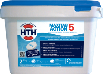hth Maxitab Action 5, 2,7 kg (135 g Tabletten)
