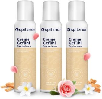 Spitzner Duschschaum CremeGefühl 3 x 150 ml