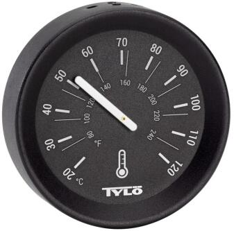 Thermometer Brilliant Black von Tylö