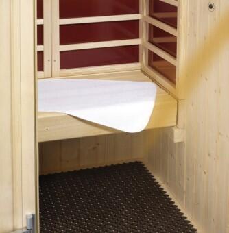 Sitztuch für Sauna, Dampfbad, Infrarotkabine