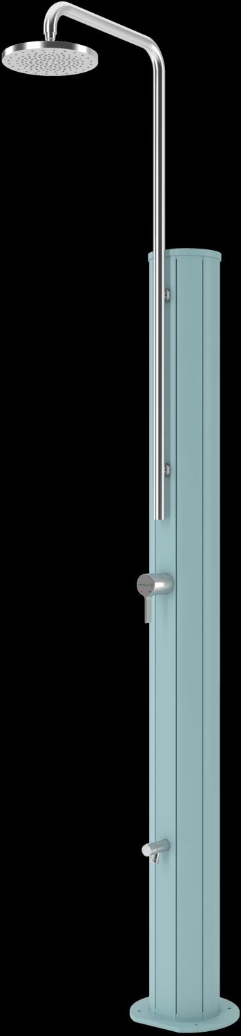 Solardusche Chrome  blau