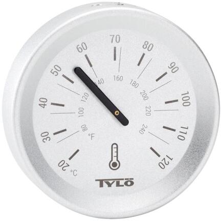 Thermometer Brillant silver von Tylö
