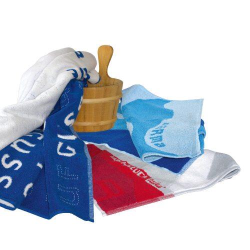 Wedeltuch vom Deutschen Saunabund aus schwerem Zwirnfrottier