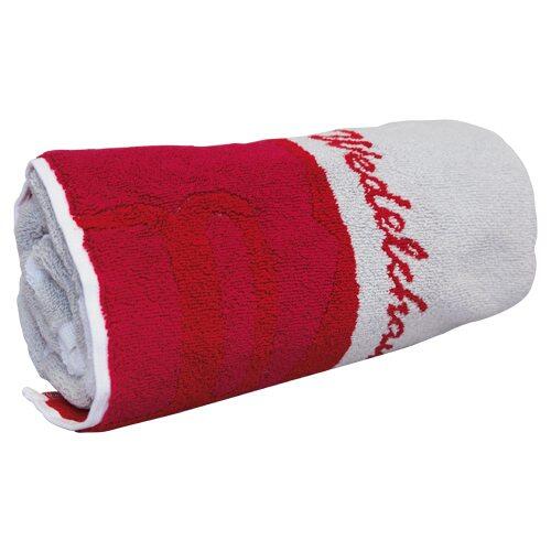 Wedeltuch rot/grau/wei&szlig;