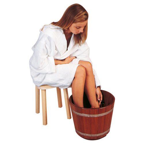 Fu&szlig;wanne Kambala, hoch, mit Edelstahlstandrohr und Abfluss