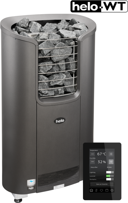 Saunaofen Roxx von Helo mit Steuerung Elite Free