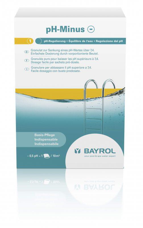 pH-Minus von Bayrol, 4 x 500g im Dosierbeutel