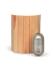 Sauna-Wandlampe mit Holzschirm für Wandmontage