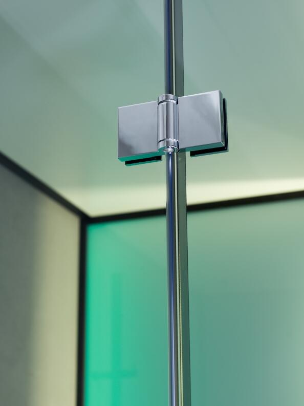 Türbeschläge der Dampfdusche Tylö Vista