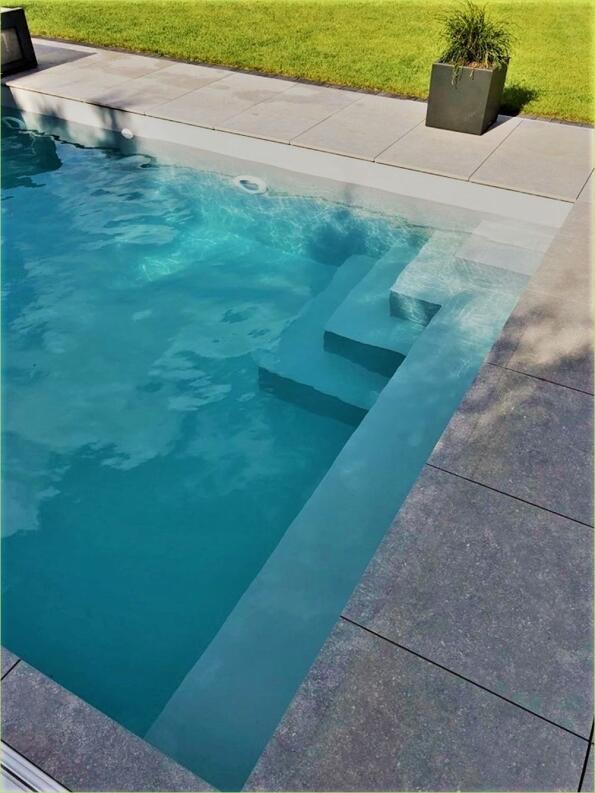 Skimmerbecken von Norsup PP-Pool mit Ecktreppe