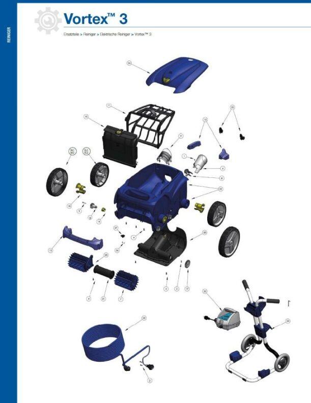 Ersatzteilzeichnung Vortex 3
