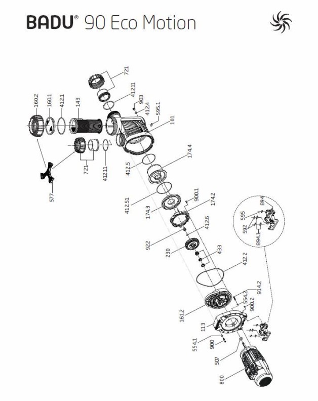 Ersatzteilliste Speck Badu 90 Eco Motion