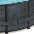 Framepool Rund Rattan Detail Aussen