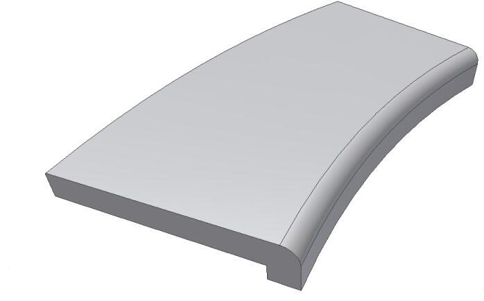 Beckenrandsteine Athen Radienstein