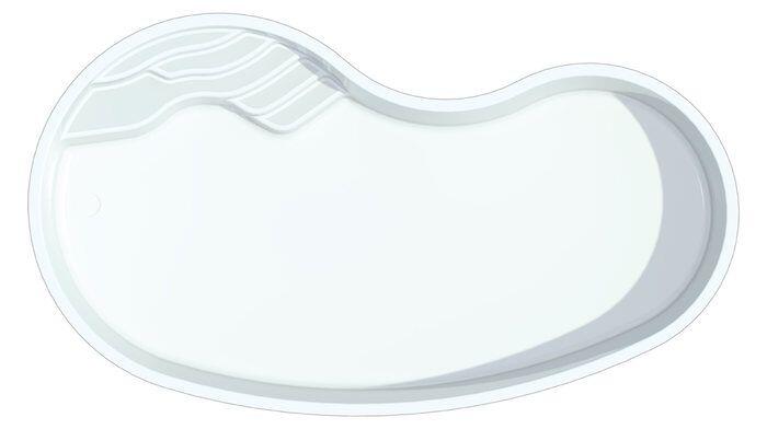 Polyfaser Einstückbecken Jamaica 3, 3,30x6,02x1,43 m