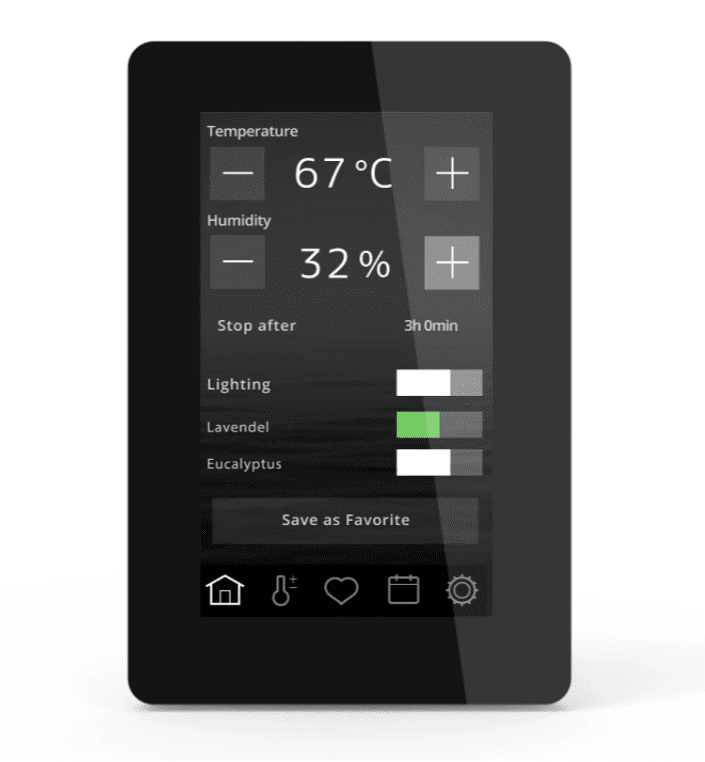 Saunaofen Roxx von Helo mit Steuerung Elite Free