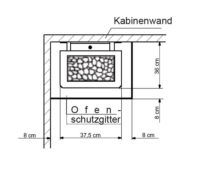Finnischer Saunaofen Thermo-Tec S von EOS (Standausführung)