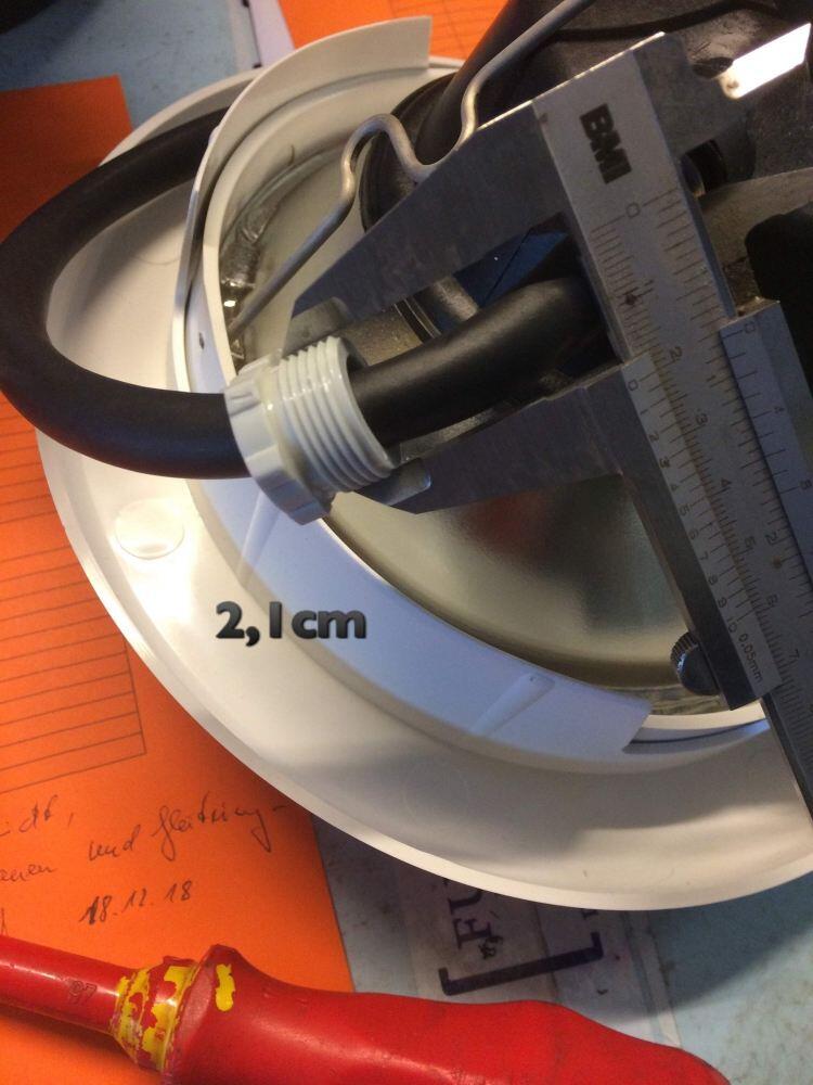 Kabelverschraubung für UWS 300 Watt für Nr. 33504