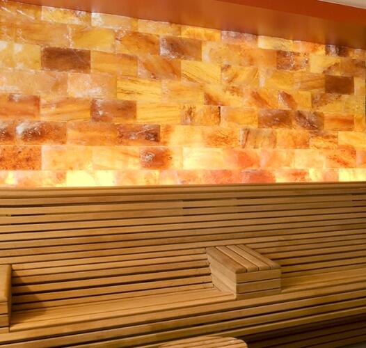 Salzsteine zur Verwendung in der Sauna
