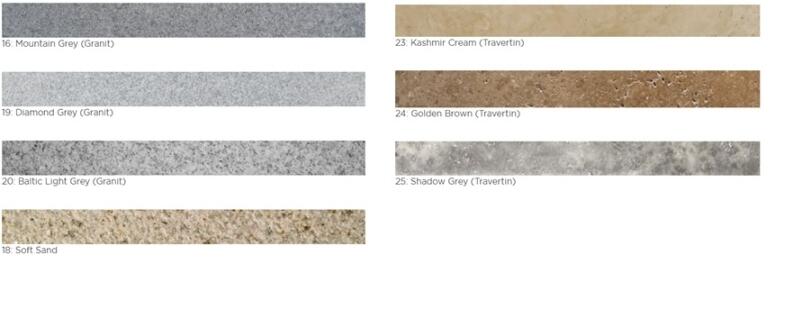 Farben der Beckenrandsteine Napoli