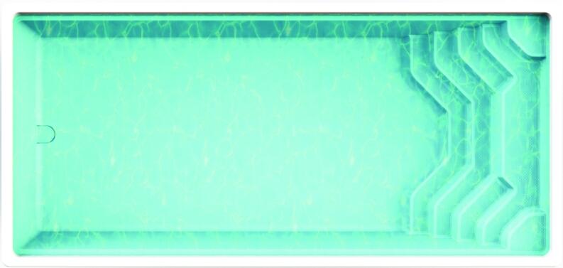 Polyfaser Einstückbecken Ischia